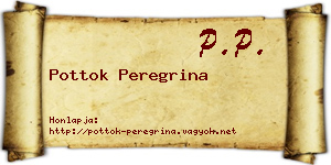 Pottok Peregrina névjegykártya